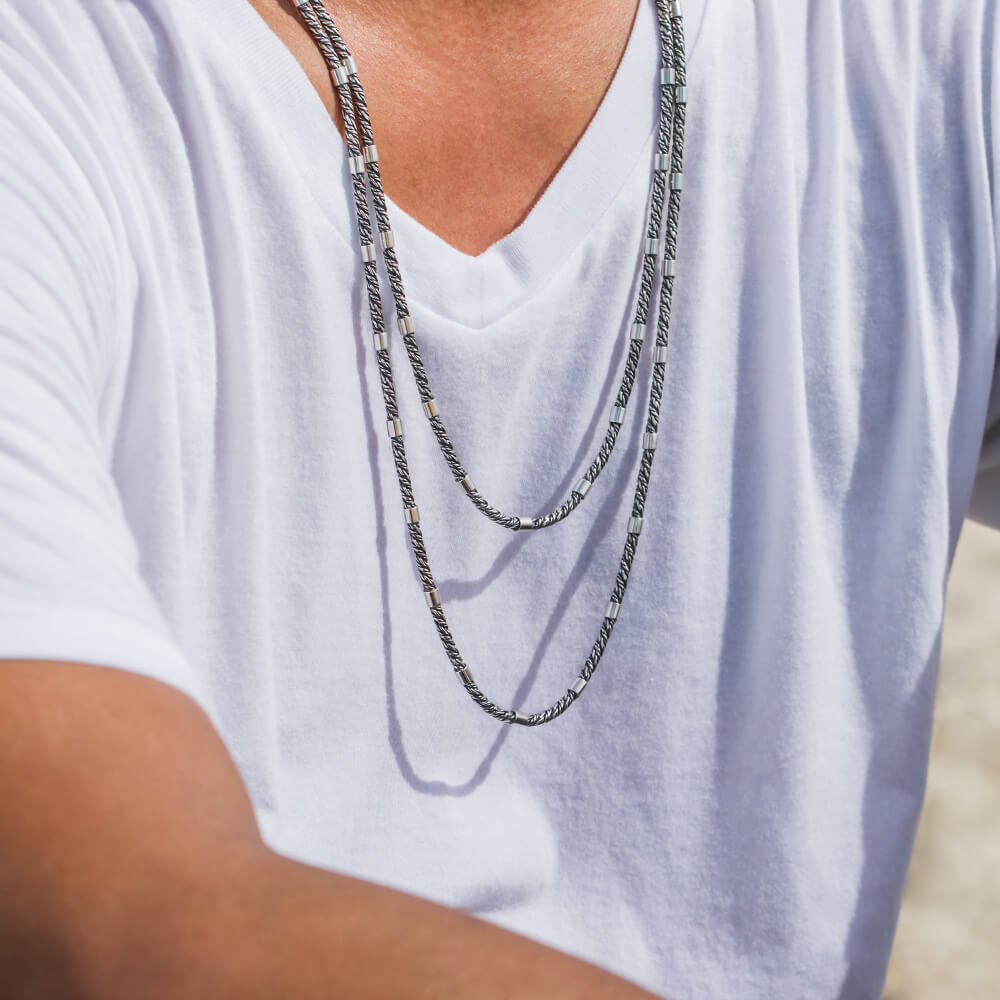 שרשרת כסף איטלקי - Rimini Style Chain