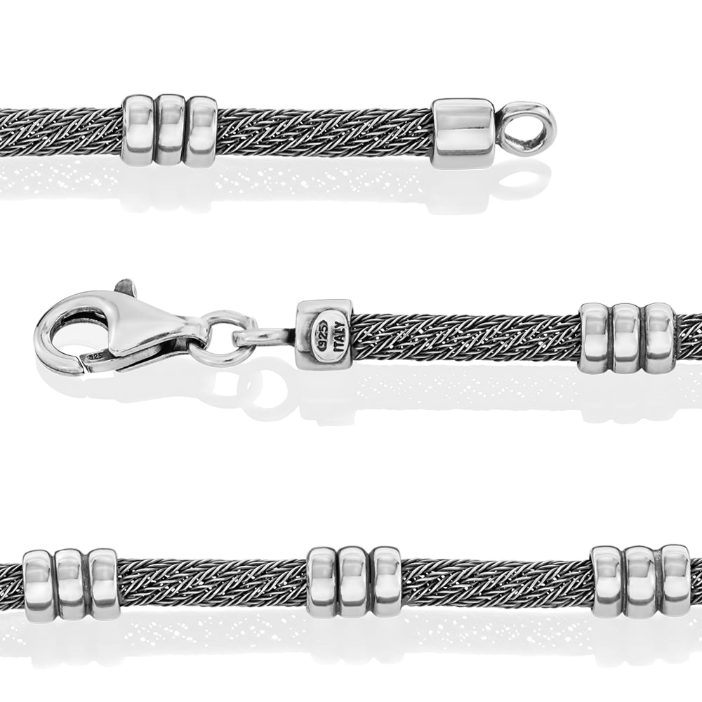 VELVET EMBRACE - צמיד כסף איטלקי