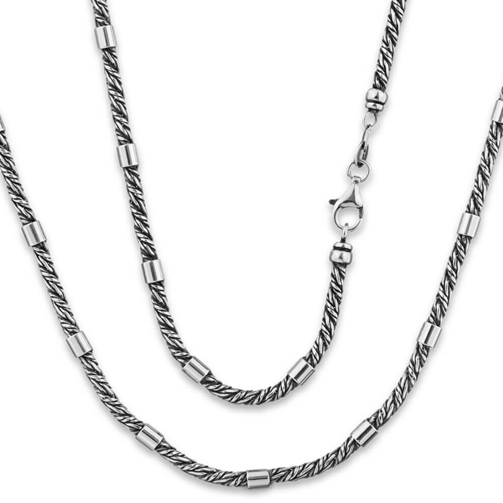 שרשרת כסף איטלקי - Rimini Style Chain