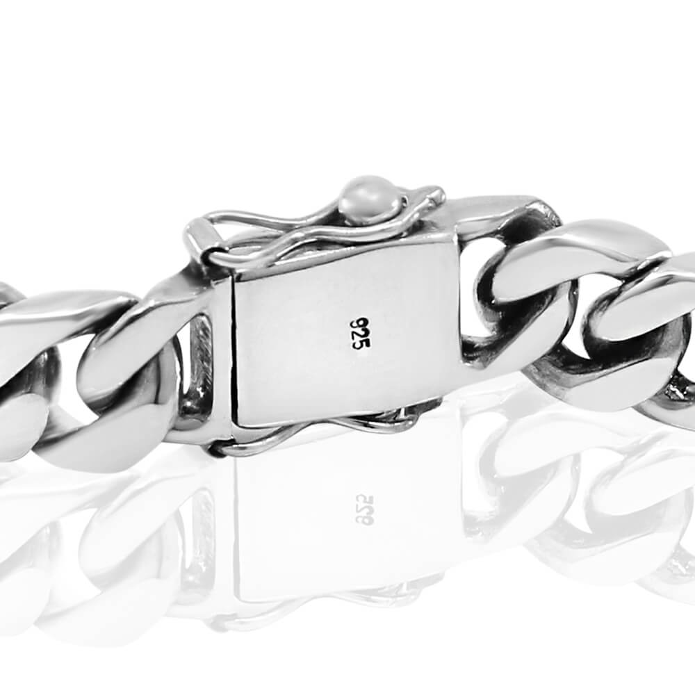 Cuban Chain - שרשרת כסף לגבר