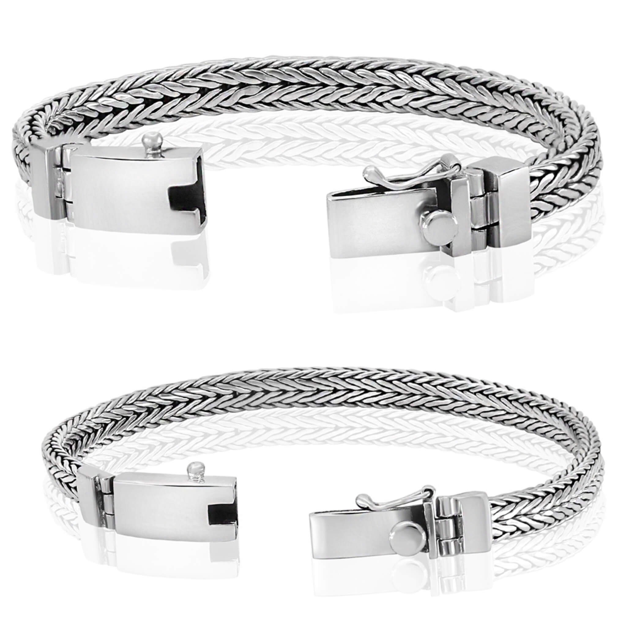 Small & Big - צמידי כסף לגבר