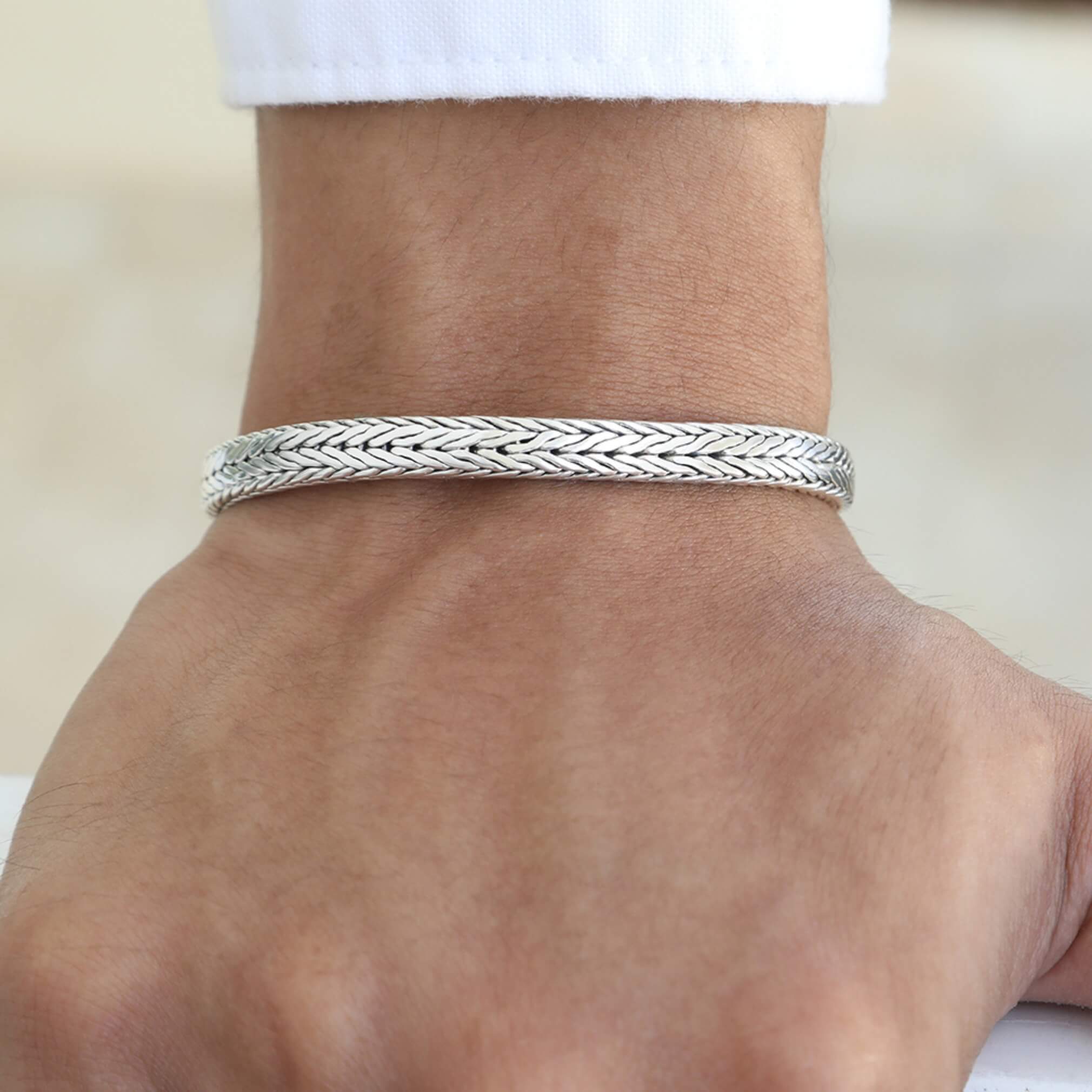 Small & Big - צמידי כסף לגבר