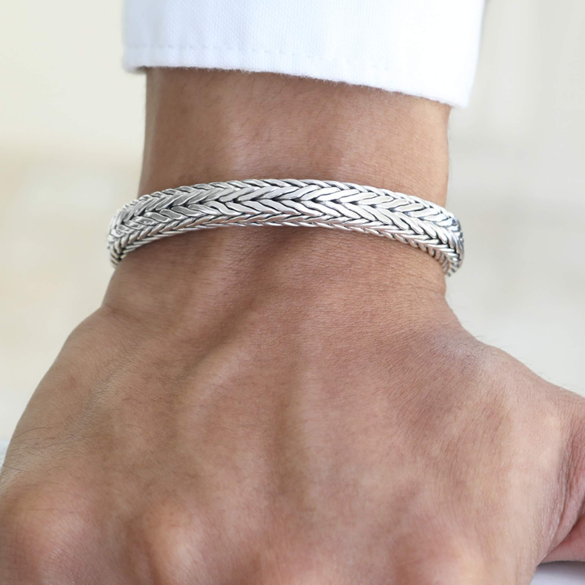 Small & Big - צמידי כסף לגבר