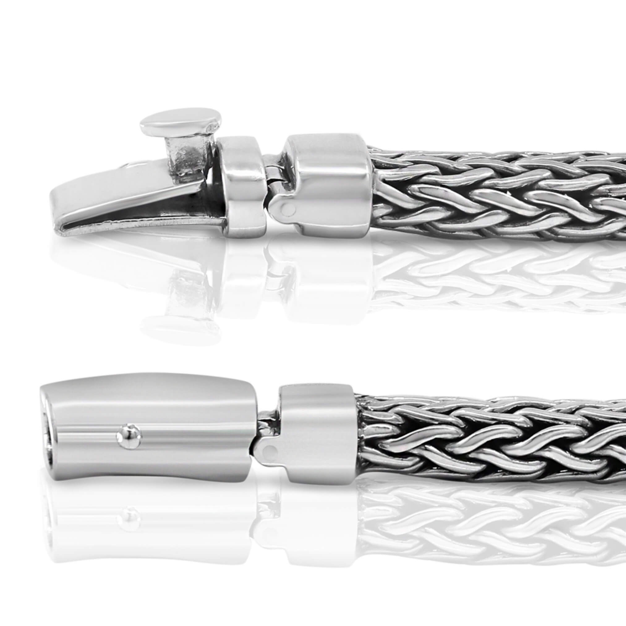 צמיד כסף לגבר - Silver Lightning