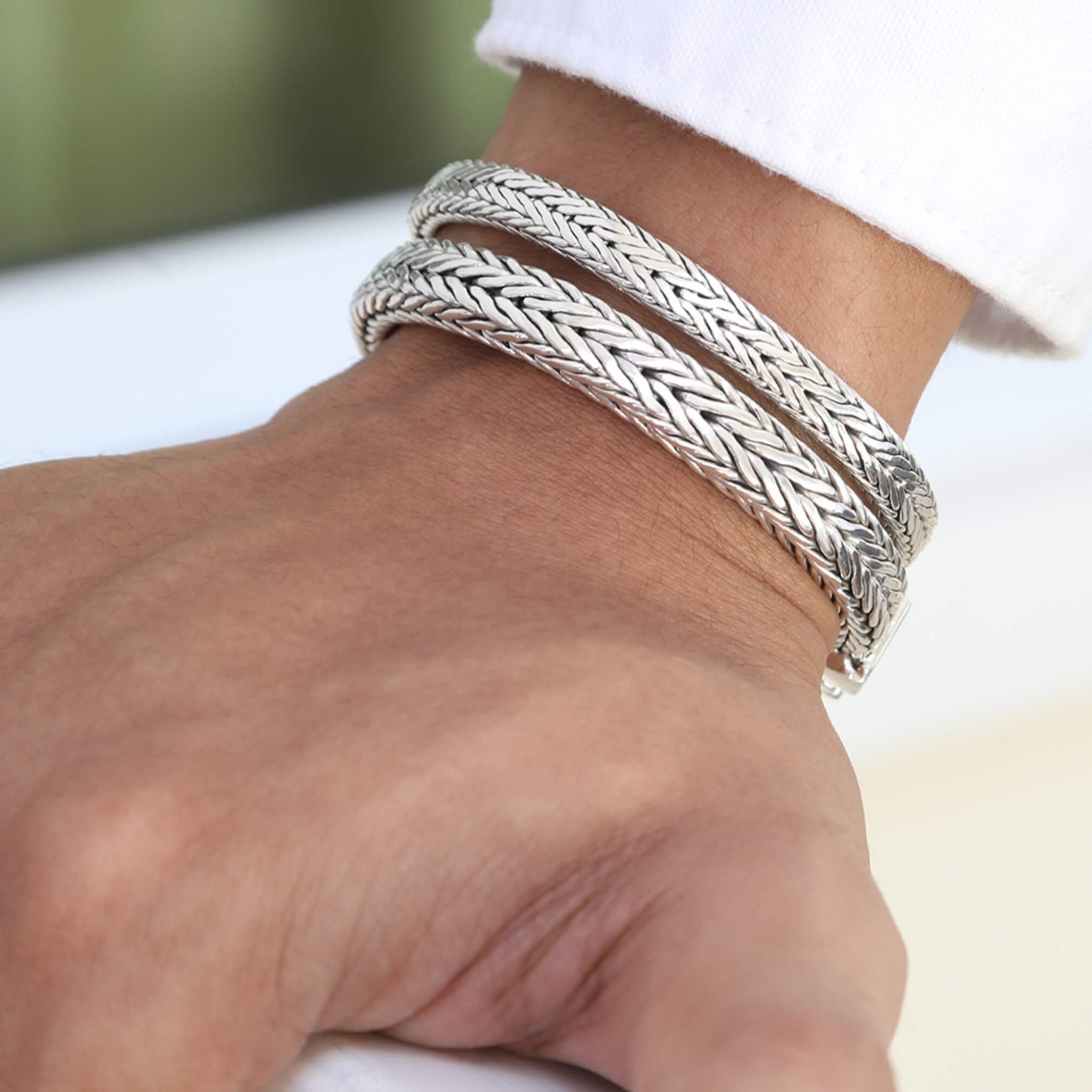 Small & Big - צמידי כסף לגבר