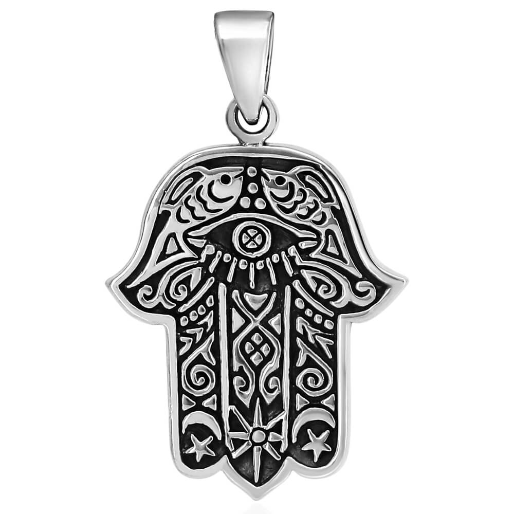 תליון חמסה כסף 925 - Hamsa
