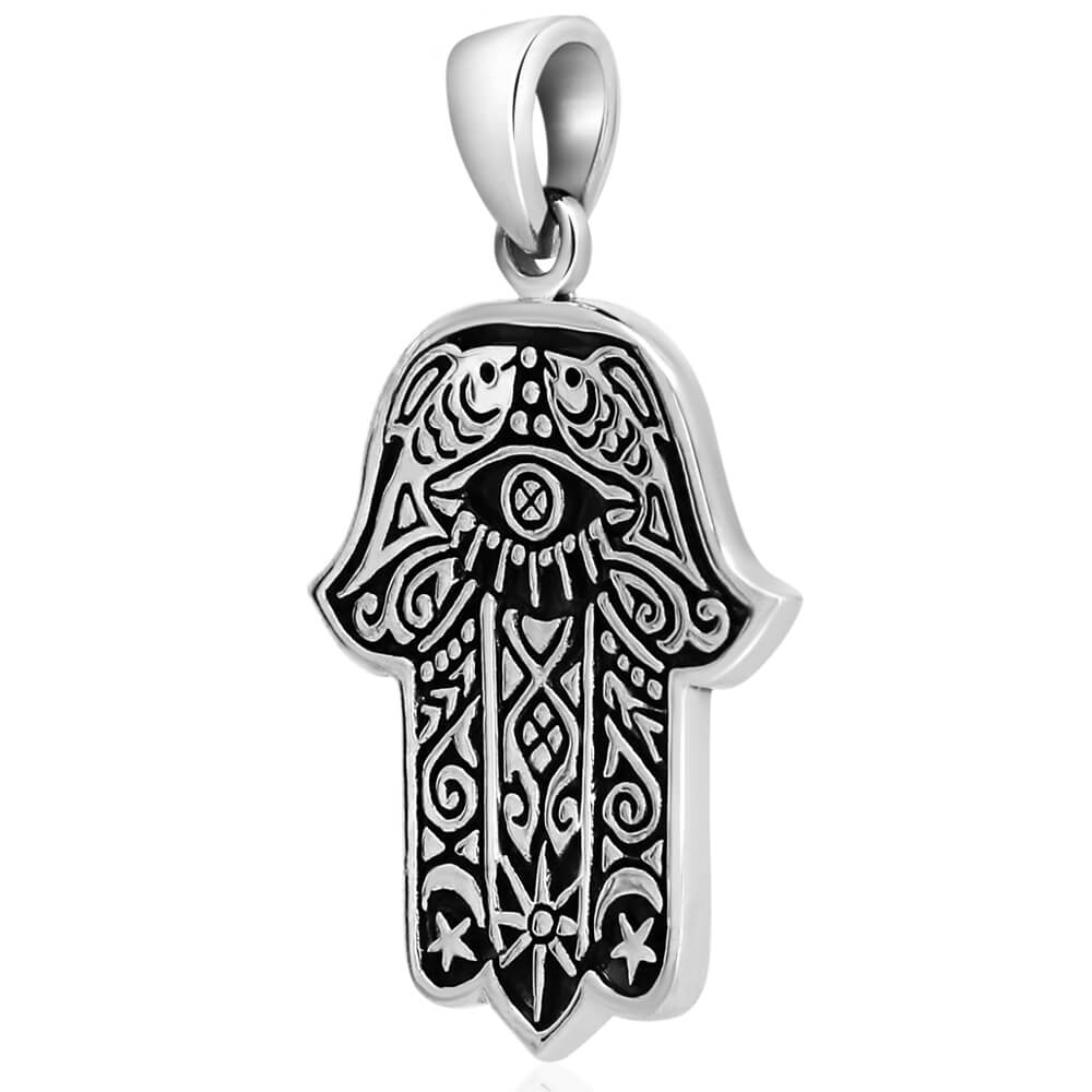 תליון חמסה כסף 925 - Hamsa