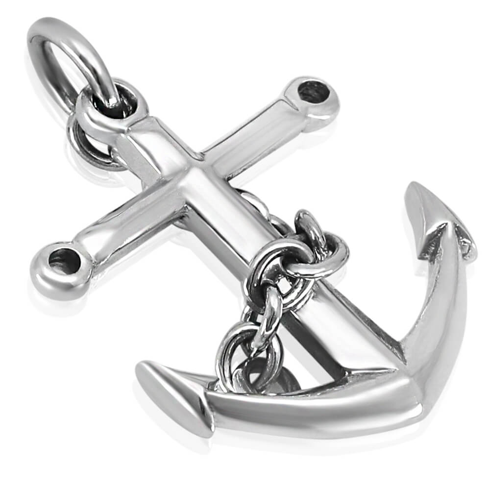 Anchor - תליון כסף