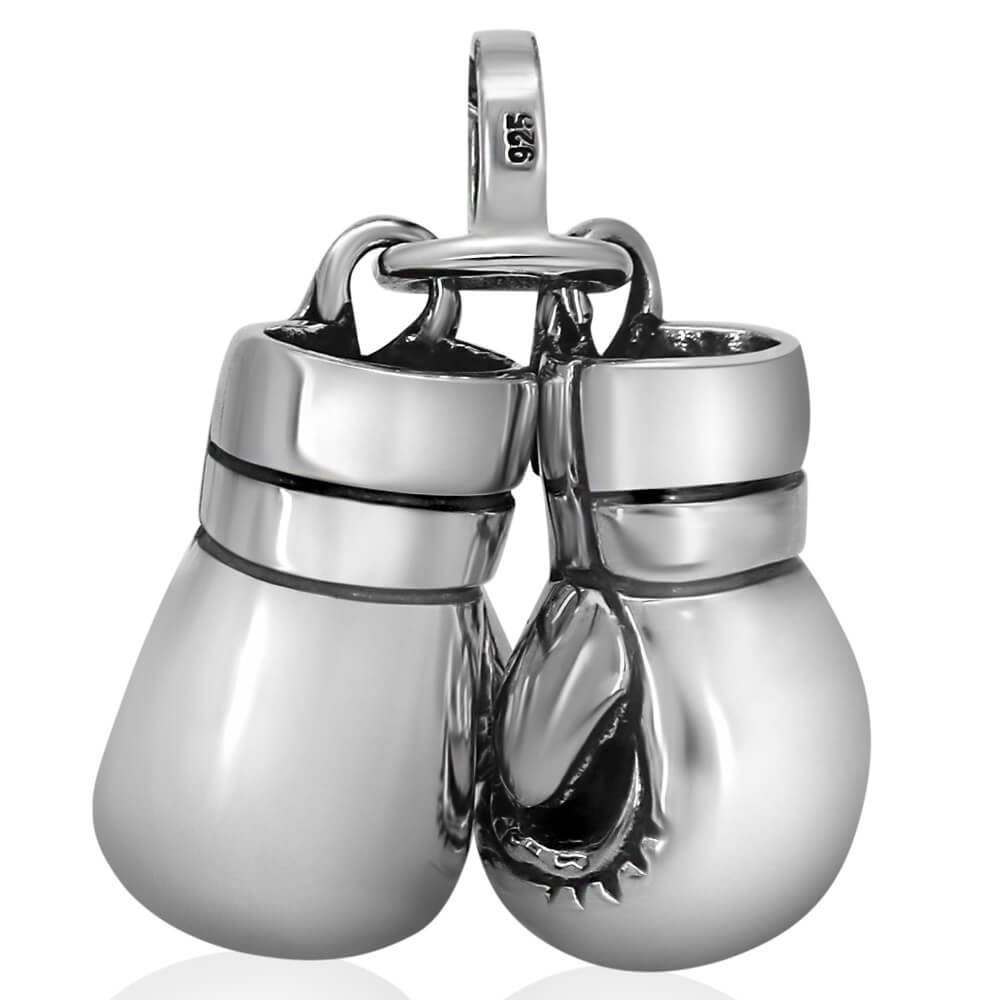 Boxing Gloves - תליון כסף