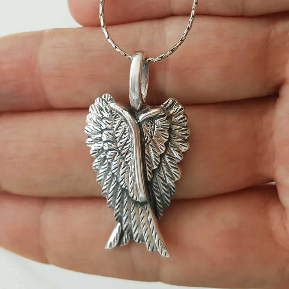 תליון כסף 925 - Angel Wings