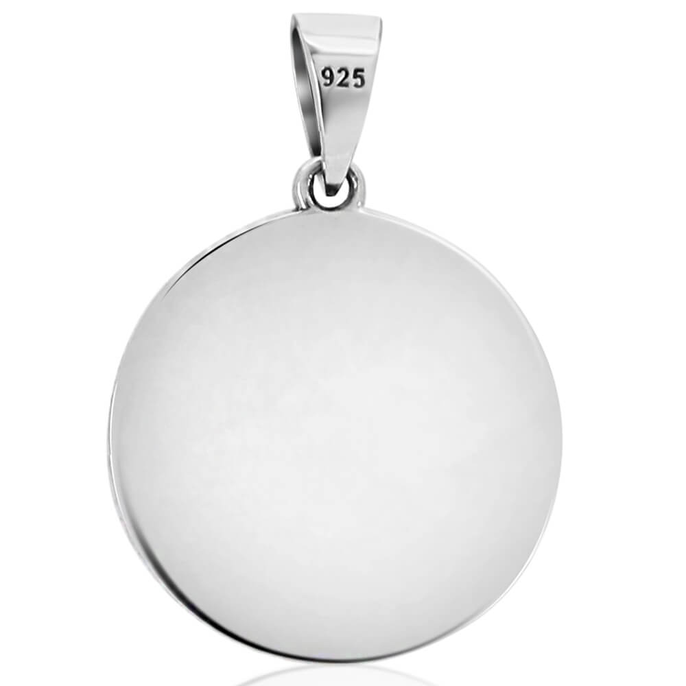 תליון כסף 925 - B&W Yin & Yang